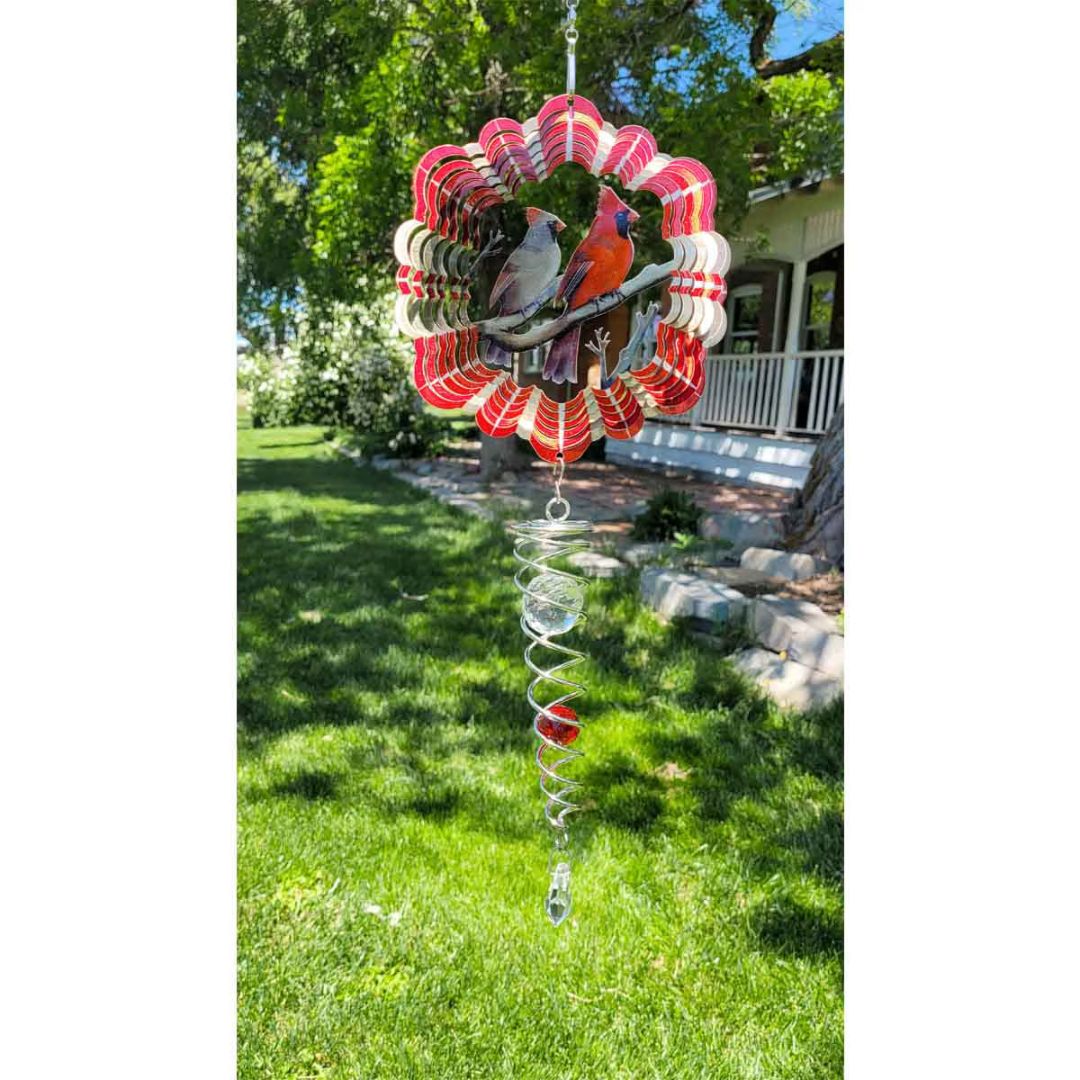 Mini Wind Spinner – Spinfinity – Cardinals – 14″